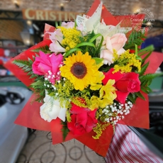 Buquê Sol entre Rosas