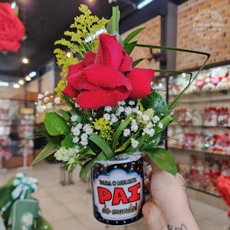 Caneca Pai com Arranjo