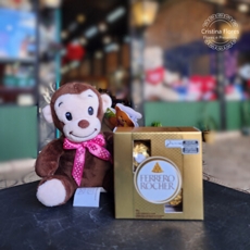 Kit Carinho Macaquinho com Chocolate