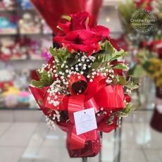 Arranjo Floral com 1 Rosa Importada