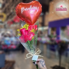 1 Rosa pra Presente de Anivers�rio