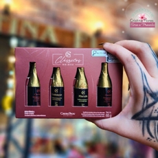 Caixa Garrafinhas Cl�ssicos Drinks ao Leite Cacau Show