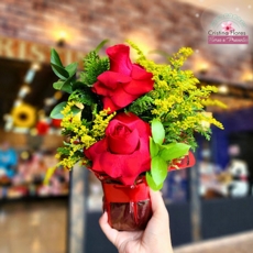 Miminho de Rosas Vermelhas