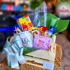 Cesta de Chocolates com Caneca M�e