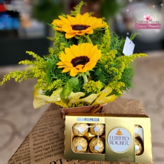 Mimo de Girass�is e Chocolate