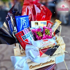 Cesta Chocolates S�o Paulo com Caneca Oficial