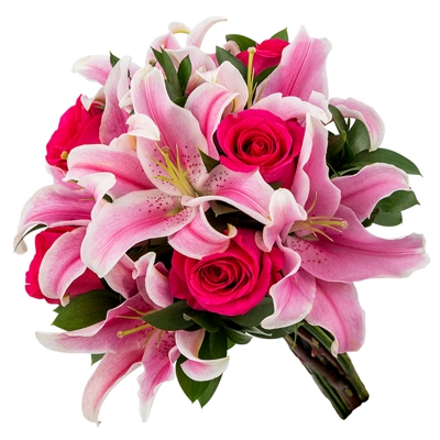 Buquê de Lírios Glamour Pink | Flores Vip - Floricultura Online
