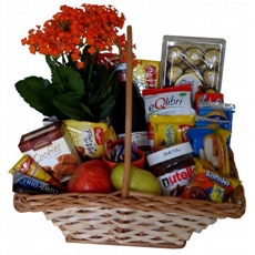 Cesta Caf com Flor 1