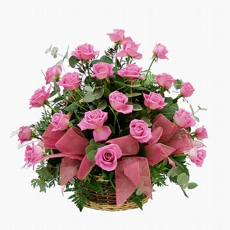 Cesta de Rosas rosas