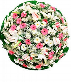 Coroa de Flores Pink