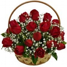 Cesta de Rosas Paixo