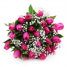 Buque De Rosas Pink 20 Unidades