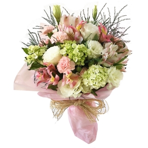 Buqu� de Flores com Tons Rosa Charme