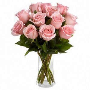 Arranjo com 12 Colombianas Rosa