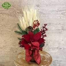 Arranjo de Natal em Pea de Cermica 