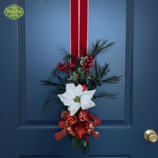 Escapulrio de Porta com Poinsettia e Laos