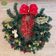 Guirlanda Verde de Poinsettias 