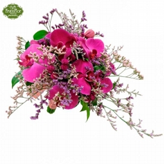 Buqu de Noiva de Orqudeas Pink