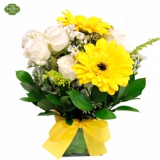 Arranjinho Amarelo e Branco