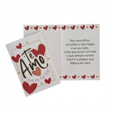 Te amo, Voc� me Faz Feliz Cart�o de mensagem 
