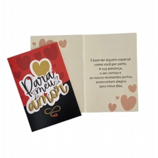 Para meu amor, cart�o de mensagem 