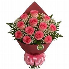 Bouquet Premium 12 Rosas Rosadas  