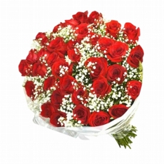 Buqu 30 Rosas Colombianas - Modelo Deslumbrante