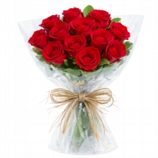Delicado com 12 Rosas Vermelhas