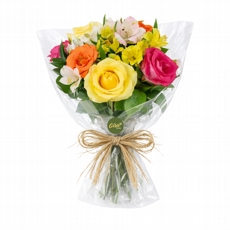 Buqu� Veraneio com Rosas e astromelias