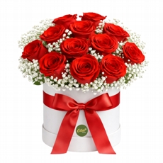 Box de rosas vermelhas 