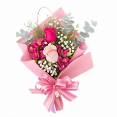 Soneto de Rosas e Astromelias 