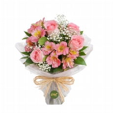 Buqu� delicado em Tons de Rosa 