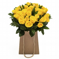 Felicidade - Buqu� De Rosas Amarelas