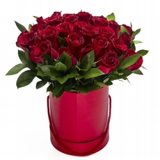 Arranjo Felicidade Com Rosas Vermelhas