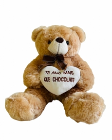 urso te amo mais que chocolate
