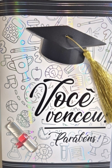 formatura, voce venceu parabens...