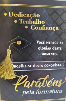 orgulhe-se desta conquista, Parebens pela formatura