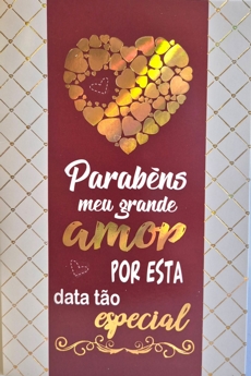Parabens meu grande amor por essa data t�o especial