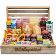 cesta de caf� super luxo