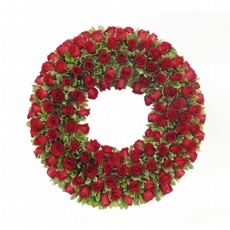 coroa de flores -eterna gratidao
