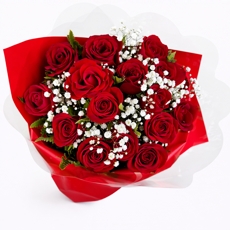 Buqu� Com 15 Rosas vermelhas