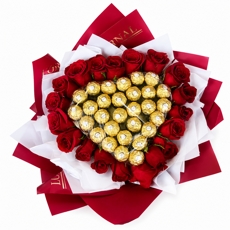 Buqu� Rosas e Ferrero