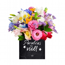 Box de Flores - Parabns pra voc!