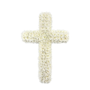 Cruz Crisantemos Brancos