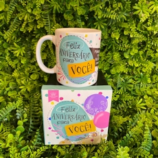 Caneca Feliz Aniversrio Para Voc