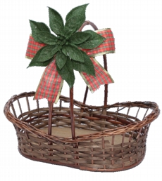 Cesta Natalina Decorada N3