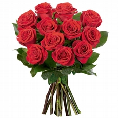 Buqu Com 12 lindas Rosas colombianas Vermelhas