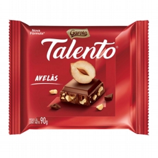 Chocolate Garoto 90g Talento Leite Avel Garoto