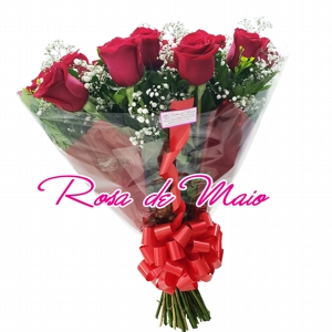  BUQUÊ COM ROSAS VERMELHAS NACIONAIS - RM 343 