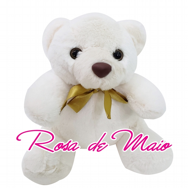 URSO POLAR DE PELUCIA BRANCO MAIOR (RM 812)       